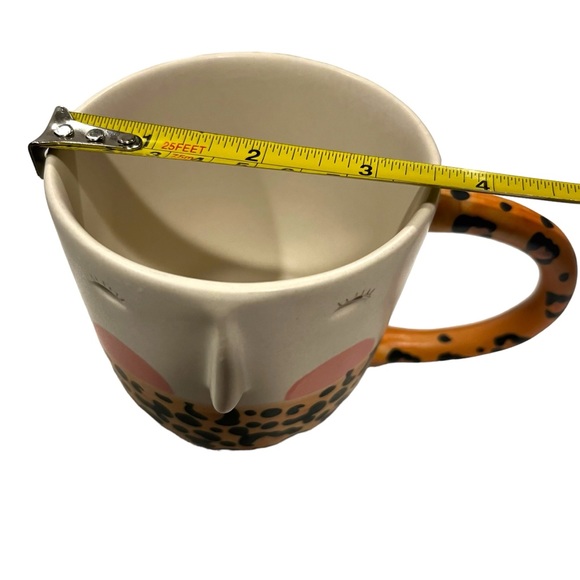 Anthropologie Fotini Tikkou Visage Mug Face Hand Painted Stoneware Mug - Picture 9 of 9
